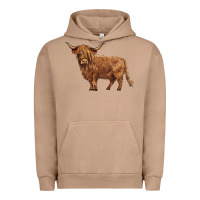 Pigment Burro highland cow Urban Hoodie - BarkalooDesign