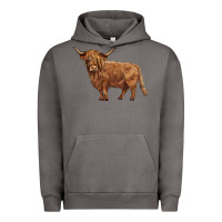 Pigment Tornado highland cow Urban Hoodie - BarkalooDesign