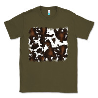 Army Green cowhide background Classic Tee - RanaPortraitStore