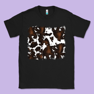 Cowhide Background Classic Tee Designed By Ranaportraitstore