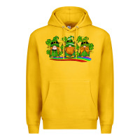 Lemon st patricks day gnomes shamrock gold rainbow Premium Hoodie - Artiststas