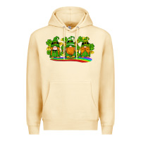 Pina Colada st patricks day gnomes shamrock gold rainbow Premium Hoodie - Artiststas