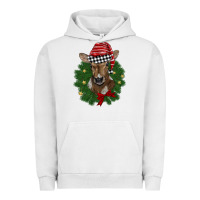 Pigment Lunar Rock christmas wreath baby calf Urban Hoodie - BarkalooDesign