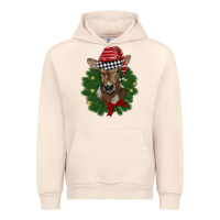 Sandshell christmas wreath baby calf Urban Hoodie - BarkalooDesign