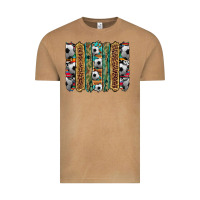 Vintage Camel soccer camouflage serape cowhide turquoise leopard glitter  brushstrok Vintage Tee - Artiststas