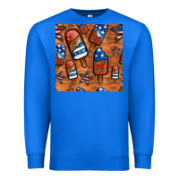 True Royal patriotic popsicles seamless pattern Premium Sweatshirt - HRA Design Shop