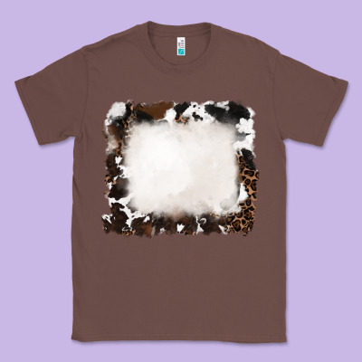 Cowhide And Leopard Background Classic Tee Designed By Ranaportraitstore
