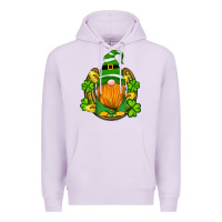 Lilac st patricks day gnomes horseshoe shamrock gold Premium Hoodie - Artiststas
