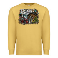 Antique Gold texas Premium Sweatshirt - SublimationCraftShop