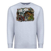 Heather Grey texas Premium Sweatshirt - SublimationCraftShop