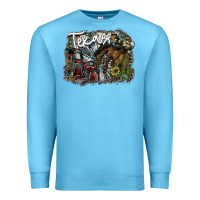 Ocean Blue texas Premium Sweatshirt - SublimationCraftShop