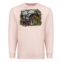 Pale Pink texas Premium Sweatshirt - SublimationCraftShop