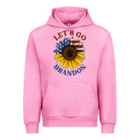 Fuchsia Pink American flag sunflower Urban Hoodie - Jasminsmagicworld