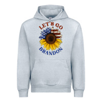 Heather Grey American flag sunflower Urban Hoodie - Jasminsmagicworld