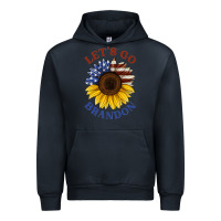 Navy American flag sunflower Urban Hoodie - Jasminsmagicworld