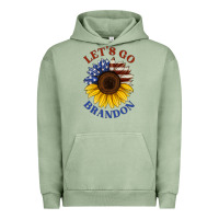 Pigment Oil Green American flag sunflower Urban Hoodie - Jasminsmagicworld