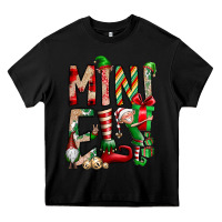 Black Mini Elf Heavy Core Tee - CowhideDigitalArt