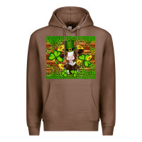 Chestnut st patricks day cow Premium Hoodie - Artiststas
