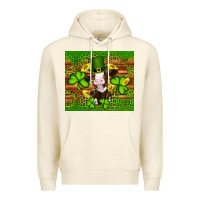 Sandshell st patricks day cow Premium Hoodie - Artiststas