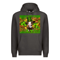 Smoke st patricks day cow Premium Hoodie - Artiststas