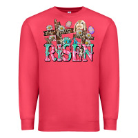 Cardinal He is risen Easter Day Premium Sweatshirt - CowGirlArtShop