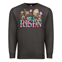 Smoke He is risen Easter Day Premium Sweatshirt - CowGirlArtShop