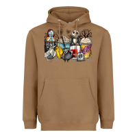 Toasted Coconut cartoon characters coffee cups Heavyweight Hoodie - Zillion Design Studio