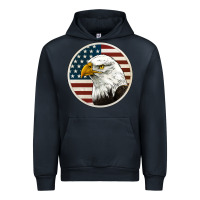 Navy American Bald Eagle Urban Hoodie - Jasminsmagicworld