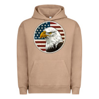 Pigment Burro American Bald Eagle Urban Hoodie - Jasminsmagicworld