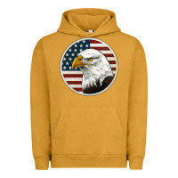 Pigment Peanut Butter American Bald Eagle Urban Hoodie - Jasminsmagicworld