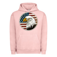 Pigment Salmon American Bald Eagle Urban Hoodie - Jasminsmagicworld