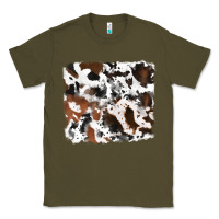 Army Green cowhide mixed background Classic Tee - RanaPortraitStore