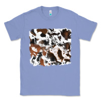 Colony Blue cowhide mixed background Classic Tee - RanaPortraitStore