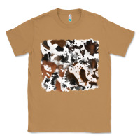 Toasted Coconut cowhide mixed background Classic Tee - RanaPortraitStore