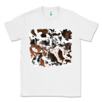 White cowhide mixed background Classic Tee - RanaPortraitStore