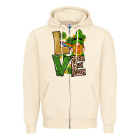 Sandshell st patricks day gnomes shamrock love Zipper Hoodie - RanaPortraitStore