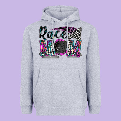 Race Mom Heavyweight Hoodie Designed By Zillion Design Studio