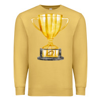 Antique Gold throphy cup Premium Sweatshirt - FaDigitalArtStudio