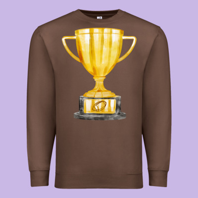 Throphy Cup Premium Sweatshirt Designed By Fadigitalartstudio