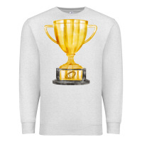 Oatmeal Heather throphy cup Premium Sweatshirt - FaDigitalArtStudio