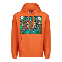 Carrot easter happy easter western bunnies daisies Premium Hoodie - Artiststas