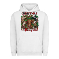 Pigment Lunar Rock christmas with my herd cows Urban Hoodie - BarkalooDesign