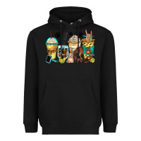 Black pet groomer coffee cups Heavyweight Hoodie - Zillion Design Studio