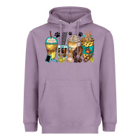 Lavender pet groomer coffee cups Heavyweight Hoodie - Zillion Design Studio