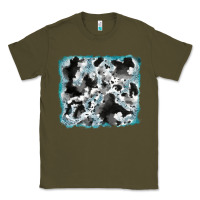 Army Green cowhide glitter tooled leather background Classic Tee - RanaPortraitStore