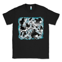 Black cowhide glitter tooled leather background Classic Tee - RanaPortraitStore