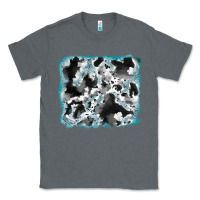 Cowhide Glitter Tooled Leather Background Classic Tee | Teevron