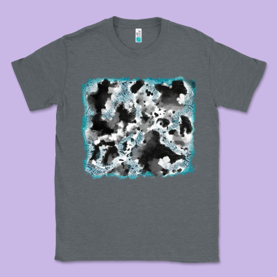 Cowhide Glitter Tooled Leather Background Classic Tee Designed By Ranaportraitstore