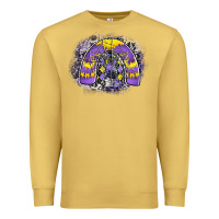 Antique Gold halloween rainbow Premium Sweatshirt - CowhideDigitalArt