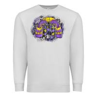 Dove Grey halloween rainbow Premium Sweatshirt - CowhideDigitalArt